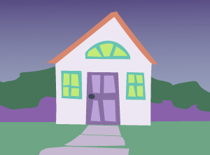 My house surrounded by redwoods, cottage built in 1920.